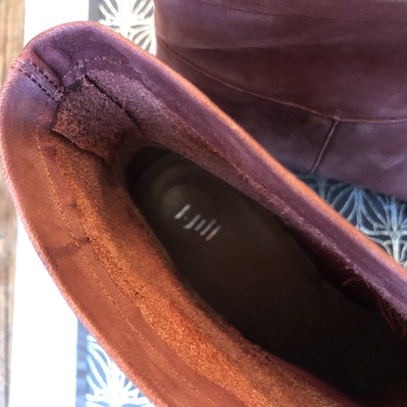 J. Jill Mauve Suede Boots Size 6.5 - Picture 4 of 7